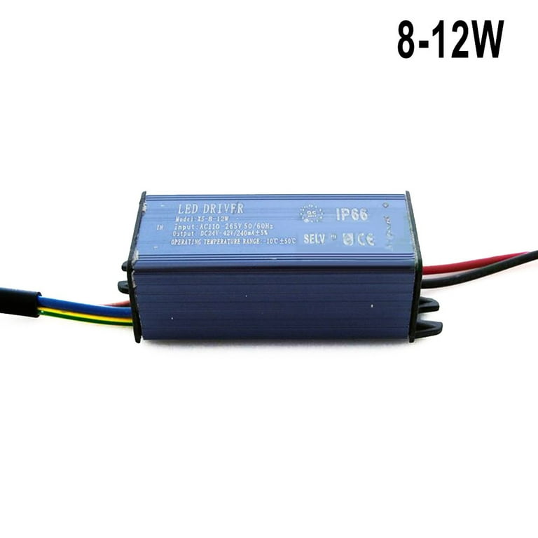 30W 12 Volt LED Power Supply, Waterproof IP67 LED Driver, 110V AC to 12V DC  Converter