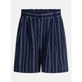 thumbnail image 6 of Time and Tru Women's Linen Blend Shorts, 5" Inseam, Sizes XS-XXXL, 6 of 6