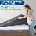thumbnail image 3 of Mattress Bag for Moving and Storage, Cali-King Size - Extra Thick Cover With 8 Handles and Zipper, Heavy Duty, Reusable, 3 of 7