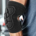 thumbnail image 6 of Cycling Elbow Support Thicken Elbow Guard Tennis Elbow Brace Easy to Use Breathable Elbow Pad for Men and Women, 6 of 9
