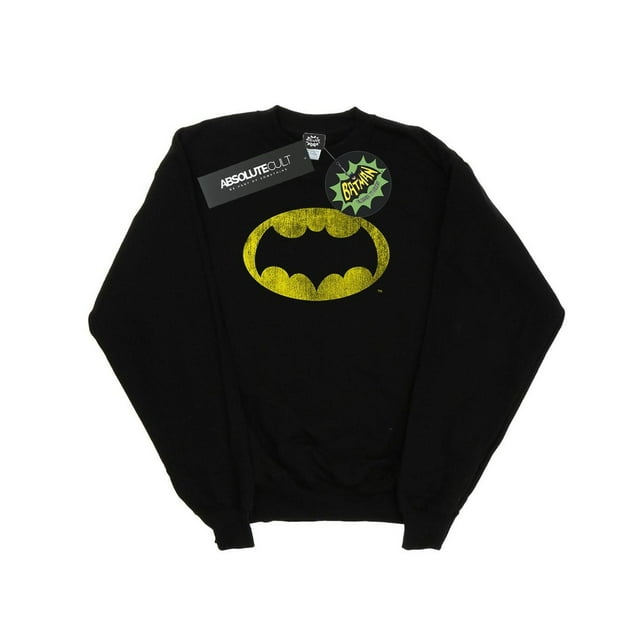 DC Comics Chandail à Logo Usé de la Série Télé pour Femmes Batman