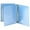 Blue, variant on EnjinZZ Pressboard Report Cover, Metal Prong Side Fastener with Compressor, 3" Capacity, Letter Size, Black, 25 per Box (81151)