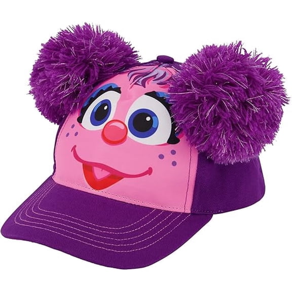 Sesame Street Girls Hat, Elmo, Abby Cadabby Adjustable Cap for Toddler Ages 2-4
