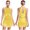 Yellow, variant on iiniim Womens Tassel Latin Dance Sleeveless Fringe Samba Cha-Cha Leotard Bodysuit for Stage Competition Royal Blue XL