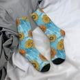 thumbnail image 5 of Logiee Sunflowers Print Adult Socks for Men & Women,Calf Socks, Ankle Socks,Boots Socks,Breathable Casual Sock,Unisex Crew Socks, 5 of 6