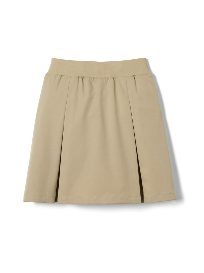レディースウェア #THUNDER STRIPES W-P SKIRT - KHAKI French Toast School Uniforms Girls' Pull-On Scooter Skirt