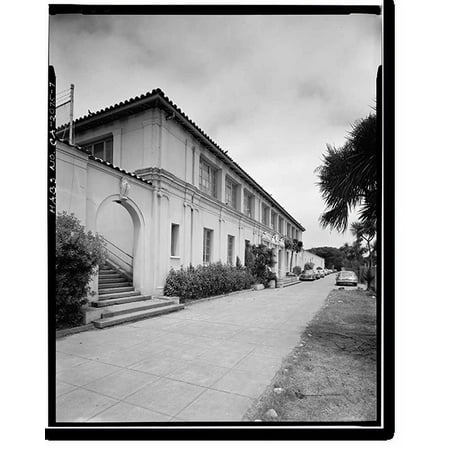Historic Print, Fleischhacker Pool & Bath House, Sloat Boulevard & Great Highway, San Francisco, San Francisco County, CA - 7, 18" x 24"