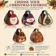thumbnail image 5 of Christmas Character Quilted Carry Basket – DIY Fabric Basket Craft Kit with Holiday Characters, Decorative Home Organizer for Christmas Storage, 5 of 8