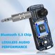 thumbnail image 5 of Adaptador de Audio inalámbrico Bluetooth 5,3 AUX, transmisor receptor 2 en 1, conector de 3,5mm para auriculares con cable, altavoces de TV, reproductor MP3 para coche, 5 of 5