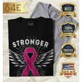 thumbnail image 2 of S4E Men's Stronger Together Breast Cancer T-Shirt XXXXX-Large Black, 2 of 4