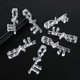 thumbnail image 2 of (10 piezas) Clips de cenefa de canal oculto, clips de plástico transparente de 2-1/8 pulgadas para cenefa con ranura en la parte posterior, 2 of 5