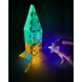 thumbnail image 2 of Tytan Glow in the Dark STEM Magnetic Toys Building Tiles v2.0 | UV Flashlight, Car & Bag - 60 Pieces, 2 of 12