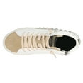thumbnail image 4 of Vintage Havana Womens Excel Perforated High Top Lace Up  Athletic Sneakers, 4 of 5