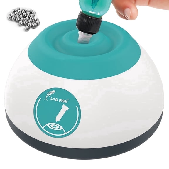 LAB FISH VM200 Mini Vortex Mixer for Paint, Ink & Test Tubes - 50ml Max, Press to Start/Stop