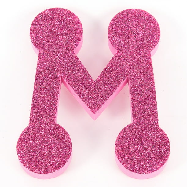 horizon group usa foam large glitter m letter walmartcom walmartcom