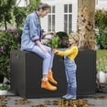 thumbnail image 7 of TROPOW 120 Gal Resin Deck Box, Waterproof Lockable Outdoor Storage Box, Versatile Outside Container for Package Parcels, Patio Furniture Cushions, Garden Tools & Pool Accessories, 7 of 7