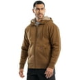 thumbnail image 4 of Wrangler Workwear Men's Durable Quilted Zip-up Fleece Hooded Jacket, S-3XL (Men's and Big Men's), 4 of 10