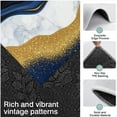 thumbnail image 3 of Blue and Gold Marble Glitter Waves Pattern Kitchen Rugs Sets Of 3,Kitchen Runner Rugs Non Skid Washable,Decorative Kitchen Floor Mats for Kitchen,Sink,Laundry,17"x30"+ 17"x47" + 17"x59", 3 of 6