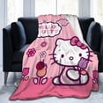 thumbnail image 6 of Hello Kitty Throw Blanket, Cozy Flannel Blankets For Boys Girls, Super Soft Warm Blanket For Couch Sofa Bed, 6 of 9