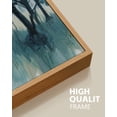 thumbnail image 4 of SHENIFY Large 24x36in3pcs Natural Framed Landscape Wall Art Set Watercolor Ink Wash Tree Forest Nature Scenry Tie-dyed Wilderness Farmhouse Rustic Modern Art Decorative, 4 of 5