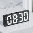 thumbnail image 4 of Despertador electrónico Pantalla LED Batería Control para regalos navideños Negro Zulema Despertador, 4 of 8