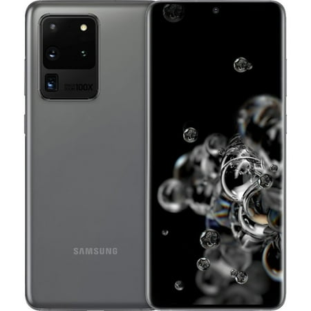 SAMSUNG Galaxy S20 Ultra G988B, 128GB GSM Unlocked - Cosmic Gray