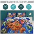 thumbnail image 6 of Scooby Doo Comforter Set 3 Pieces Quilt Cover Set Soft Bedding Sets for All Seasons (1 Comforter 79"x90", 2 Pillowcases), 6 of 8