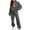 Dark Gray, variant on Kovlvoll Sweatsuits Women 2 Piece Outfit Long Sleeve Zip up Hoodies with Joggers Sweatpants Fall Winter Thick Workout Sets
