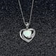thumbnail image 4 of Collar Romántico Mujer Y Colgante Corazón, Plata, 4 of 5