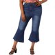 thumbnail image 2 of Women's Plus Size Jeans Skinny Side Slit Button Decor Denim Pants, 2 of 7