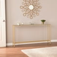 thumbnail image 3 of Derkkin Narrow Long Console Table with Mirrored Top, Gold, 3 of 14