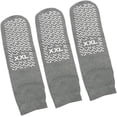 thumbnail image 1 of Single Tread Non-Skid XX-Large Comfort Safety Socks Grey (3 Pairs), 1 of 1