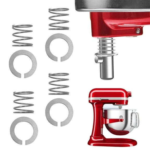 Stainless Steel Spring and Washer Fit Compatible with Kitchenaid Stand Mixer 3.5/4/5/6/7/8 Quart