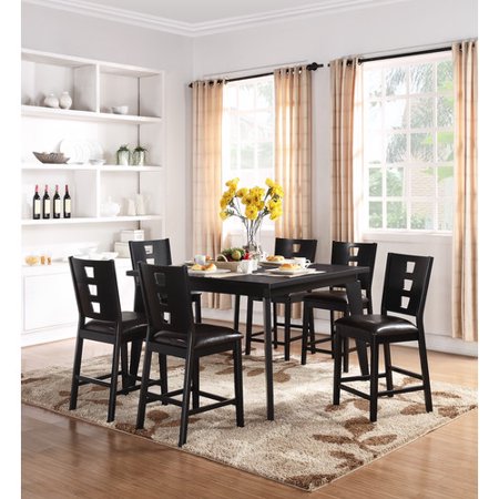 Infini Furnishings 7 Piece Counter Height Dining Set Walmart.com Infini Furnishings 7 Piece Counter Height Dining Set Walmart.com