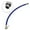 Blue1, variant on DJZ Extension Tube Tire Inflation Tube - Wear-resistant Rubber Inflator Hose with Thread Design for Car and Bike Air Inflation
