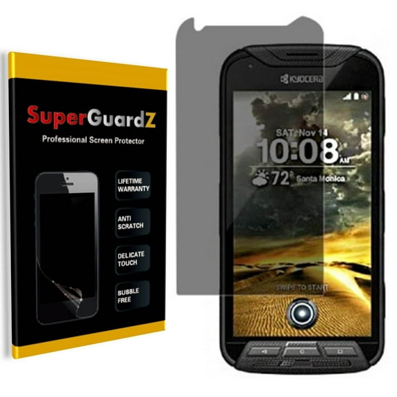 For Kyocera DuraForce PRO - SuperGuardZ Privacy Anti-Spy Screen Protector, Anti-Scratch, Anti-Bubble, Anti-Fingerprint