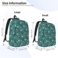 thumbnail image 2 of Easygdp Lephants in the Jungle Durable Canvas Laptop Backpack,Water-Resistant,Adjustable Shoulder Strap,Large Capacity,Lightweight,Fits 15-17in Laptops for School, Work, Travel-Small, 2 of 5