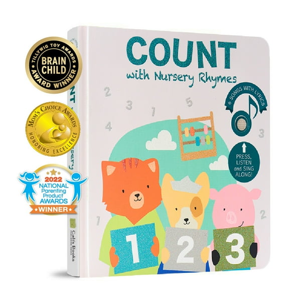 Cali's Books Count With Me Nursery Rhymes. Interactive Sound Book for