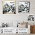 thumbnail image 4 of Designart "Landscape of Great Wall of China III" People Framed Wall Art Decor - Global Grey China Art Entryway Framed Wall Art Print, 4 of 6