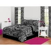 Latitude Zebra Print Complete Bed in a Bag Bedding Set