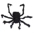 thumbnail image 1 of Decoración de araña de Halloween Zhenshenaoxiaoao 75 cm con ojos iluminados morados, 1 of 10