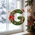 thumbnail image 4 of Ikohbadg 26 Letter Ornaments for Christmas Tree Decoration, Personalized Hanging Pendant Xmas Alphabet for Christmas Initial Ornament, DIY Craft Ornaments, Christmas Gifts for Family Friends (G), 4 of 6
