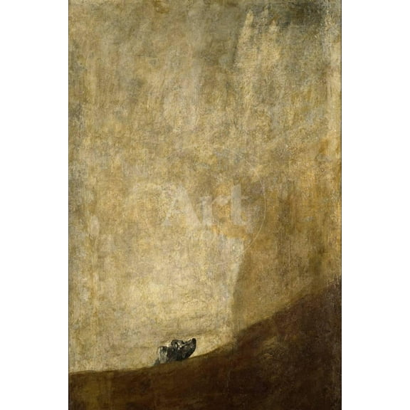 The Dog, 182023, Animals Unframed Giclee Print Wall Art by Francisco de Goya Sold by Art.Com