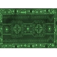 thumbnail image 1 of Ahgly Company Indoor Rectangle Persian Emerald Green Traditional Area Rugs, 2' x 3', 1 of 4