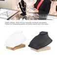 thumbnail image 4 of Necklace Chain Jewelry Bust, Sturdy Wooden Necklace Chain Display Bust 2pcs  for Store, 4 of 7