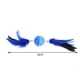 thumbnail image 4 of Mascota Gato Juguete Linda Pata Impresión Pluma Campana Bola Juguetes Divertidos Interactivos (Azul), 4 of 4