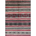 thumbnail image 1 of Ahgly Company Machine Washable Indoor Rectangle Industrial Modern Silver Pink Area Rugs, 4' x 6', 1 of 7