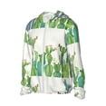 thumbnail image 2 of Fotbe Cartoon Cactus Men's Women's UPF 50+ Sun Protection Jacket Hooded Cooling Shirt with Pockets Hiking Outdoor Performance-XX-Large, 2 of 9