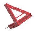 thumbnail image 3 of Aluminum Alloy Triangular Ruler Layout Tool with Clear Scale Easy To Read for DIYer Enthusiasts Professional Woodworkers, 3 of 9