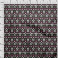 thumbnail image 3 of oneOone Georgette Viscose Fabric Paisley Ikat Printed Fabric 1 Yard 42 Inch Wide, 3 of 4